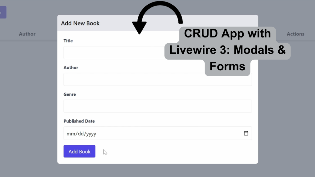 Build A CRUD Application Using Form Objects and Modal Wire Elements